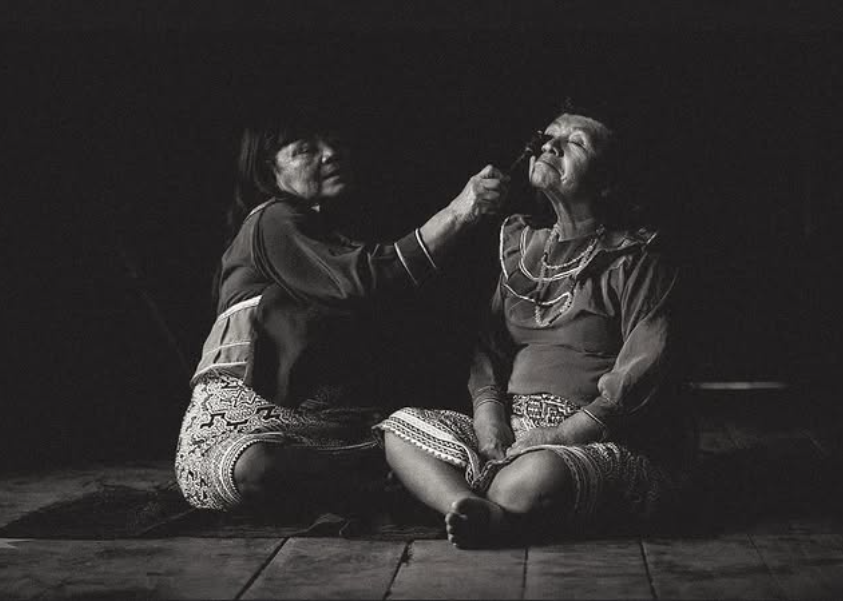 Delia and Robertina Mahua Shipibo healer Peru ceremony